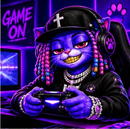 PURP ALERT mascot — Gaming