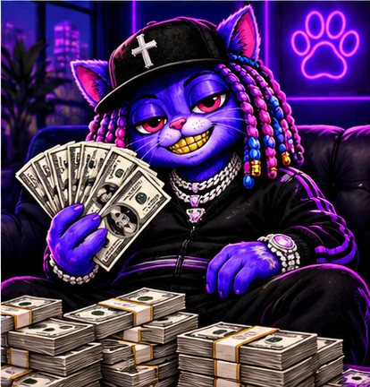 PURP ALERT mascot — Income